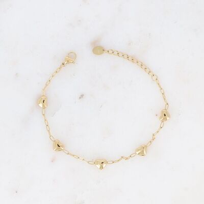 Belise bracelet - heart tassels