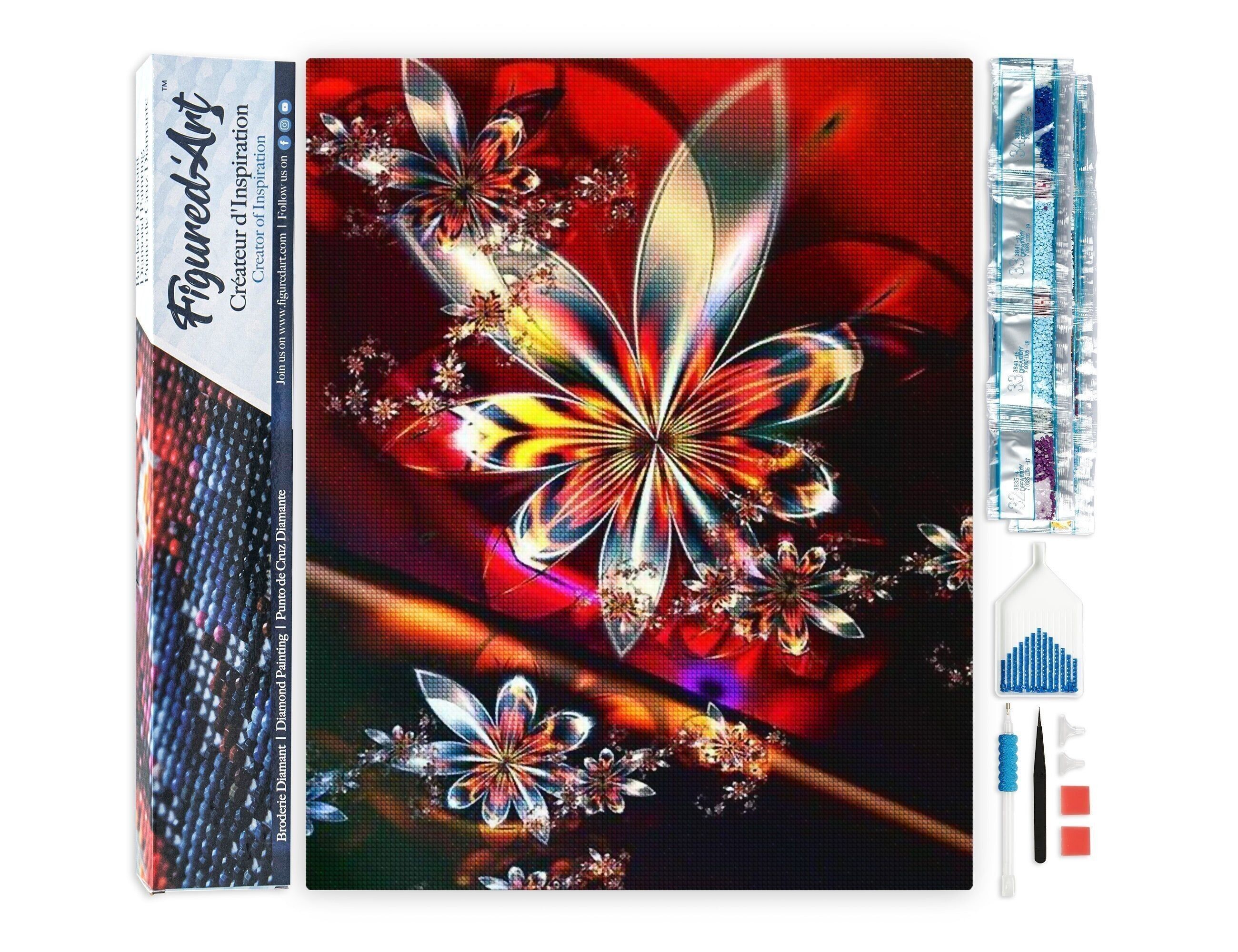 Kit de bordado de diamantes 5D - Pintura de diamantes DIY Diseño fractal