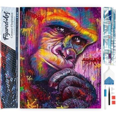 5D Diamond Embroidery Kit - Diamond Painting DIY Colorful King Kong