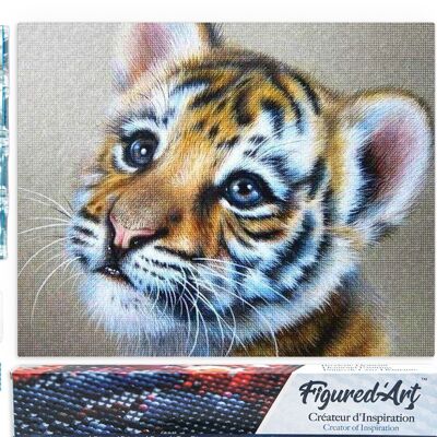 5D Diamond Embroidery Kit - Diamond Painting DIY Baby Tiger