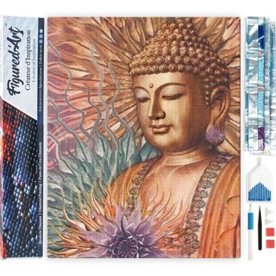 5D-Diamant-Stickset – Diamant-Gemälde zum Selbermachen, Buddha