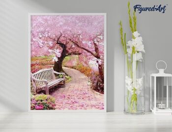 Kit de Broderie Diamant 5D - Diamond Painting DIY Chemin de Printemps 4