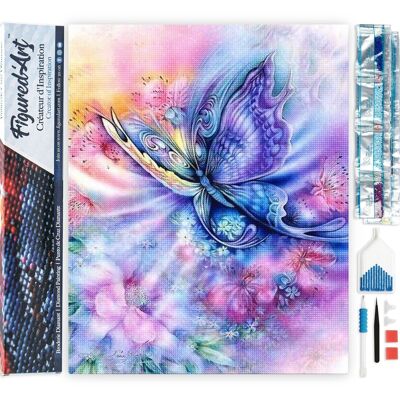 5D Diamond Embroidery Kit - DIY Diamond Painting Butterfly in Colors