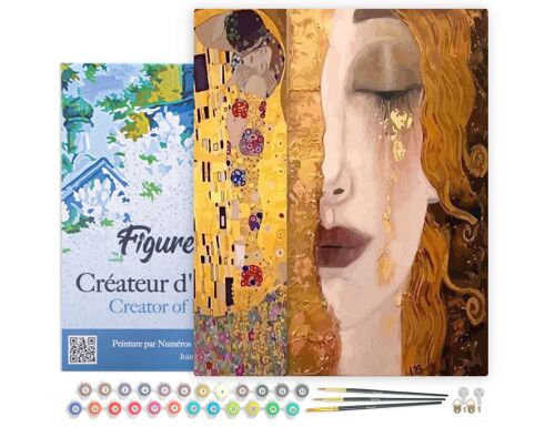 Peinture par Numéro Kit DIY - Gustav Klimt - toile tendue sur châssis en bois