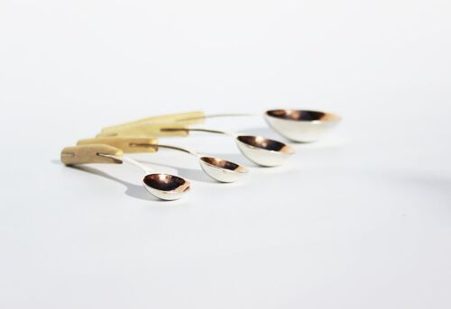 Set of Four Measuring Spoons