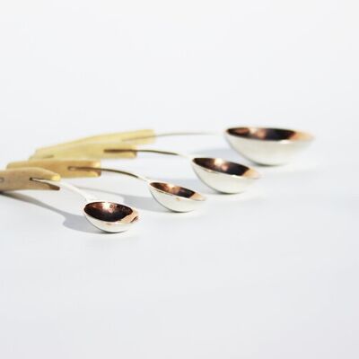 Set of Four Measuring Spoons