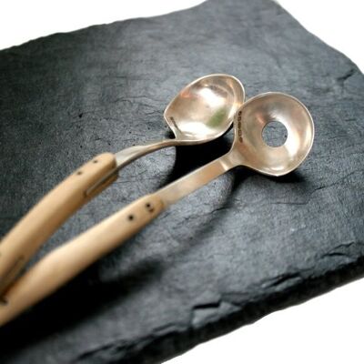 Anti Pasti Serveware Two piece: 1 condiment ladle, 1 olive ladle