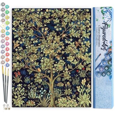 Paint by Number DIY Kit - Tree of Life - Rolled Canvas