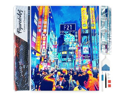 Kit de Broderie Diamant 5D - Diamond Painting DIY Tokyo Shibuya