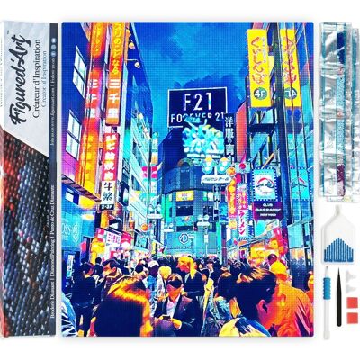 5D Diamond Embroidery Kit - Diamond Painting DIY Tokyo Shibuya