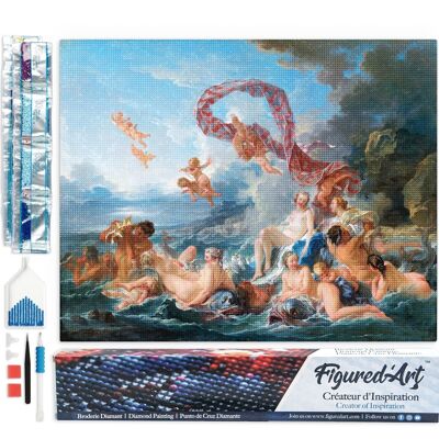 Kit de Broderie Diamant 5D - Diamond Painting DIY Le Triomphe de Vénus - François Boucher