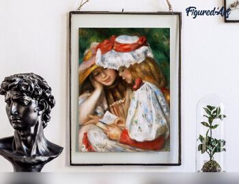 Peinture par Numéro Kit DIY - Jeunes Filles Lisant - Renoir - toile tendue sur châssis en bois 4