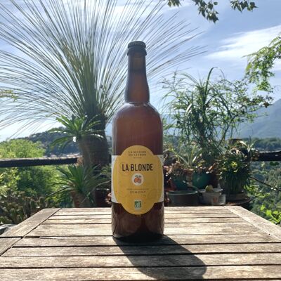 Blonde Beer with Organic Kumquat - 75 cl