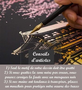 Kit de Peinture à gratter DIY - Venise en Italie 2