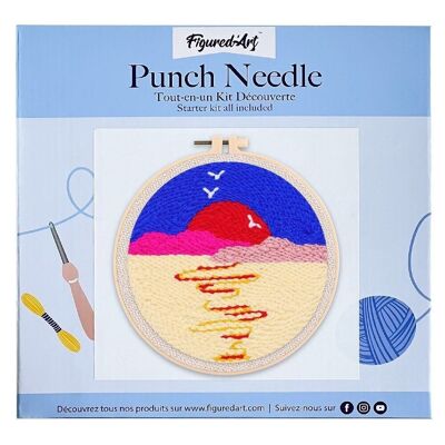 Kit Punch Needle DIY Dans le Désert