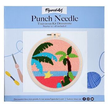 Kit Punch Needle DIY A la Plage 1