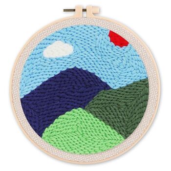 Kit Punch Needle DIY Montagnes 2