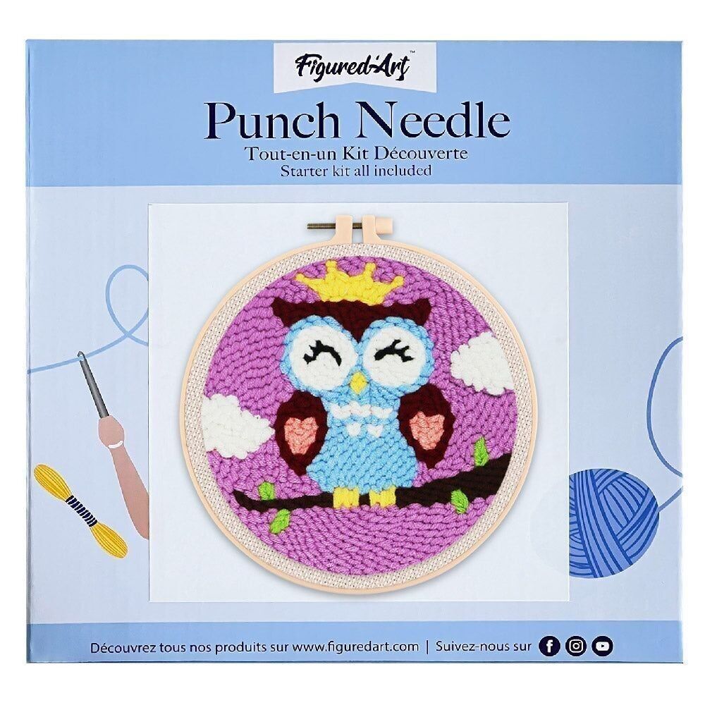 Kit ago da punzone fai da te Gufo addormentato