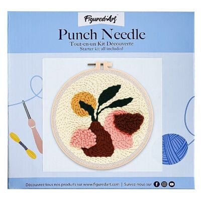 Punch Needle DIY Vasen-Set