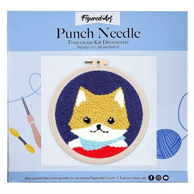 DIY Punch Needle Kit Little Fox