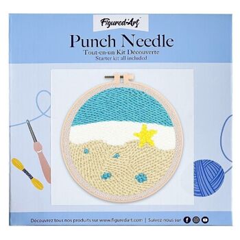 Kit Punch Needle DIY Etoiles et Ciel 1