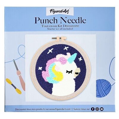 DIY Punch Needle Kit Graceful Unicorn