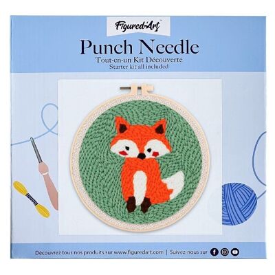 Punch Needle Kit DIY Fox