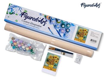 Peinture par Numéro Kit DIY - Van gogh - tournesols - Toile roulée 5