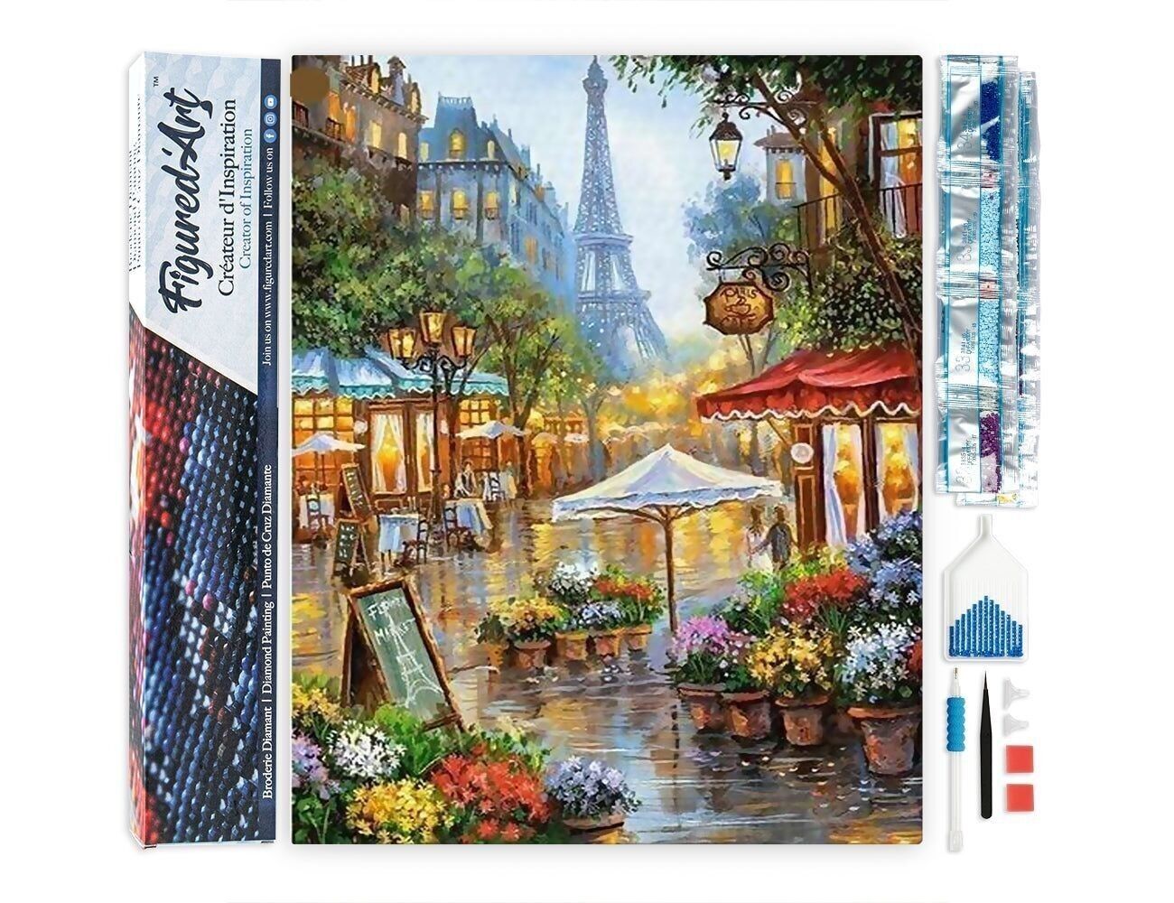 Kit ricamo diamante 5D - Pittura diamante fai da te La Boutique du Fleuriste Paris
