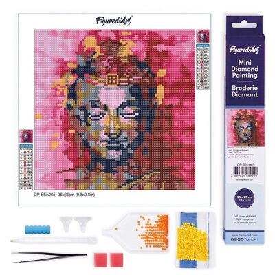 Diamond Painting - DIY Diamond Embroidery kit Mini 25x25cm rolled canvas - Precious Buddha