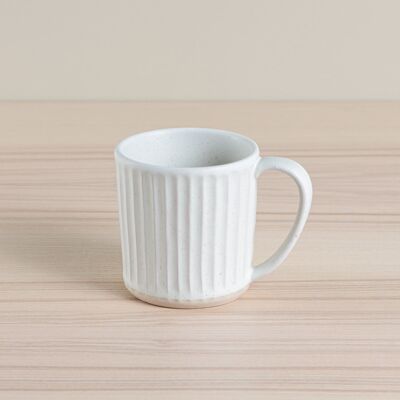 Organics Tight Ribbed Mug - Oatmeal