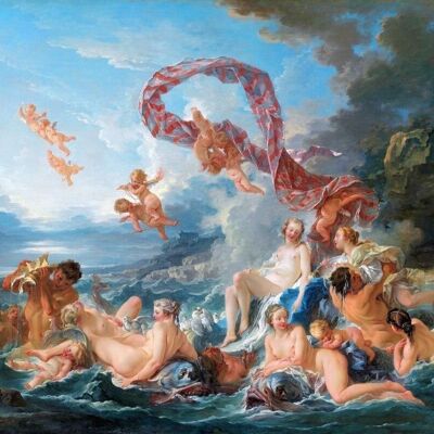 Kit de bordado de punto de cruz DIY - El triunfo de Venus - François Boucher