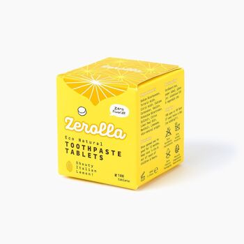 Comprimés de dentifrice naturel Zerolla Eco - Citron italien 4