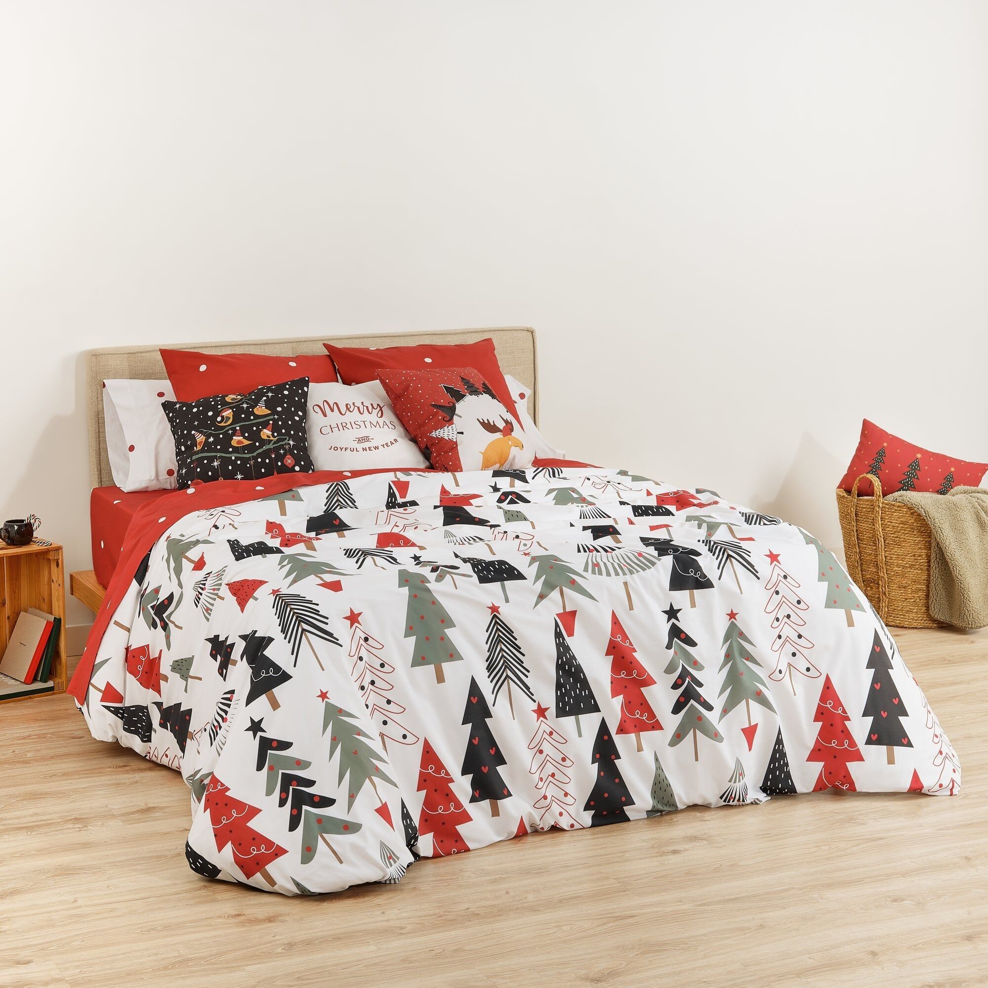 Copripiumino con clic 100% cotone Laponia 50