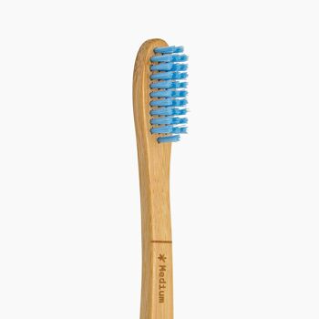 Brosse à dents en bambou biosourcé Zerolla Eco - Moyenne 2