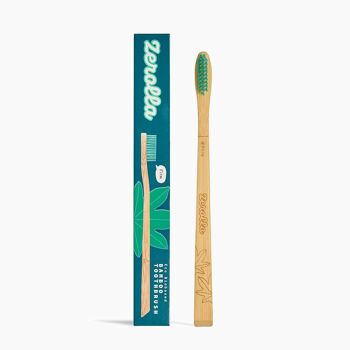 Brosse à dents en bambou biosourcé Zerolla Eco - Ferme 1