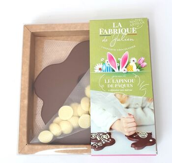 Lapin en chocolat à décorer - La Fabrique de Julien 3