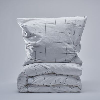 Percale Duvet Set - Window-EU/UK Double (200x200; 2x 50x70)