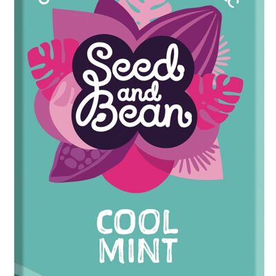 Seed and Bean Cool Mint Dark 72 % Bio-Schokoriegel, 10 x 75 g