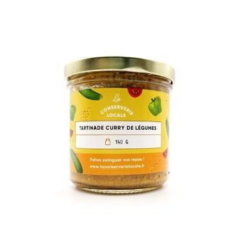 Tartinade Curry de Légumes BIO 140g