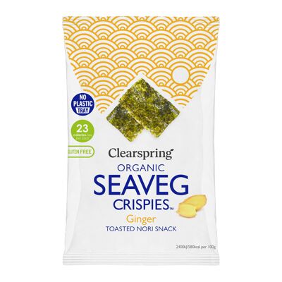 Organic seaweed chips - Ginger 4g (KOR-ORG-023)