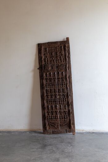 Porte décorative Dogon en bois Banamba 1