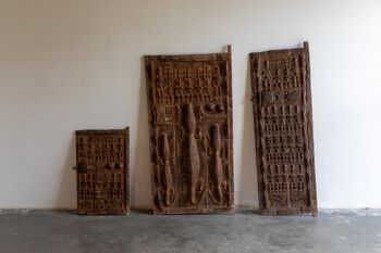 Porte décorative Dogon en bois Banamba 3