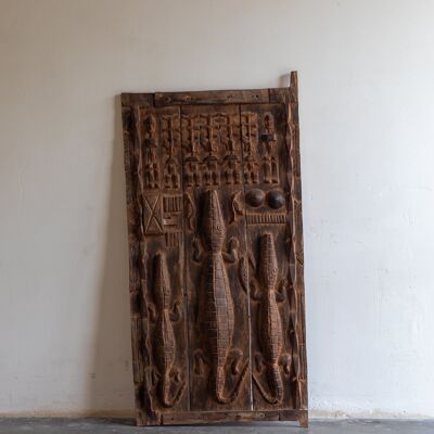 Porte décorative Dogon en bois Kayes