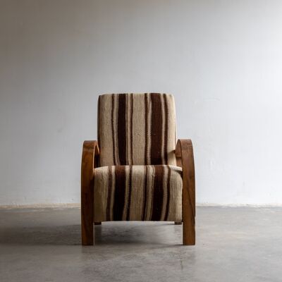 Morocco striped armchair