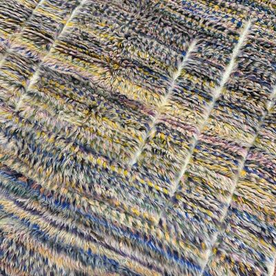 Striped Beni Ouarain rug 140-115cm