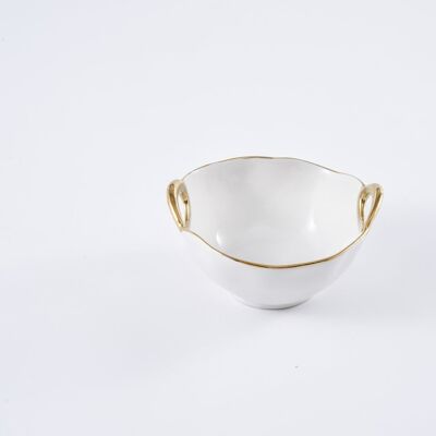 Golden Handles - Small Bowl (CER2659WG)