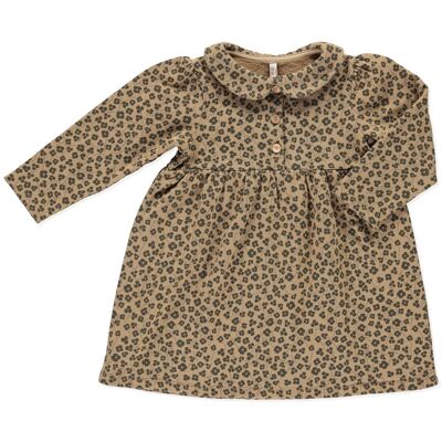 Vestido Montana Camel Estampado