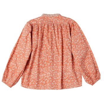 Blouse Femme fleurie Oriana Corail 5