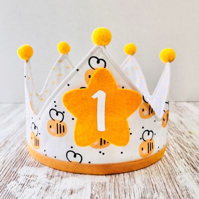 Couronne d'anniversaire - Petites abeilles